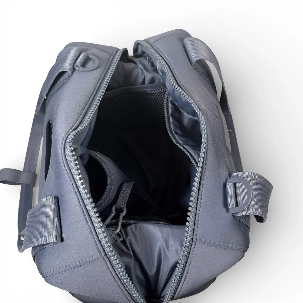 Dagne Dover Landon Carryall Neoprene Diaper Bag Dark Gray Large